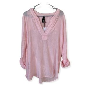 Bobi Los Angeles Pink Blouse